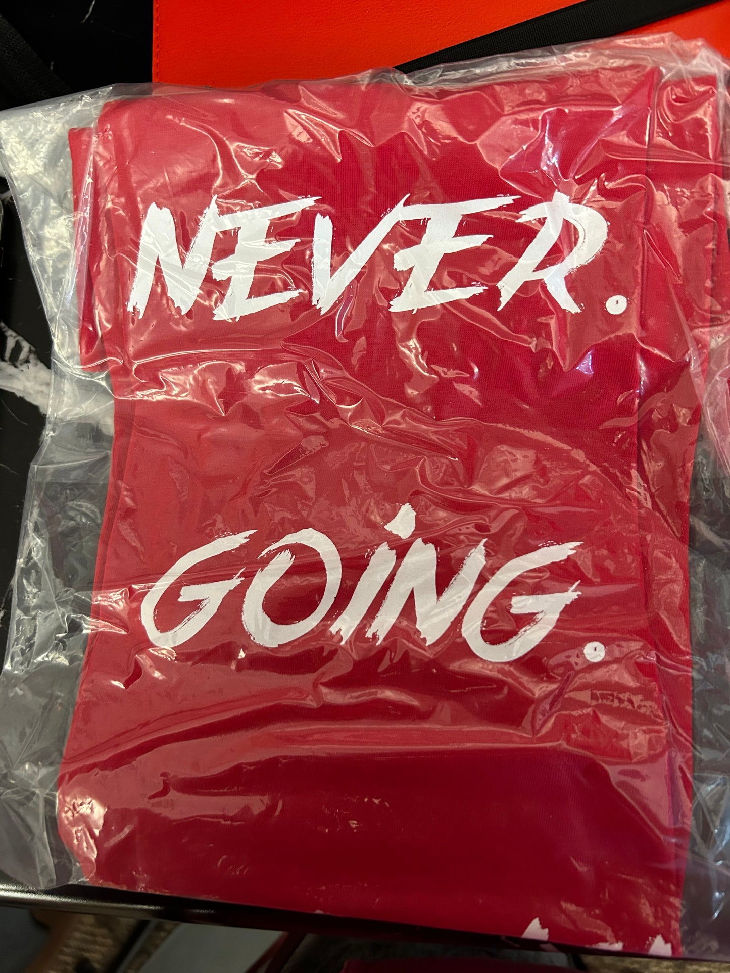Red Never Going Back Tshirt