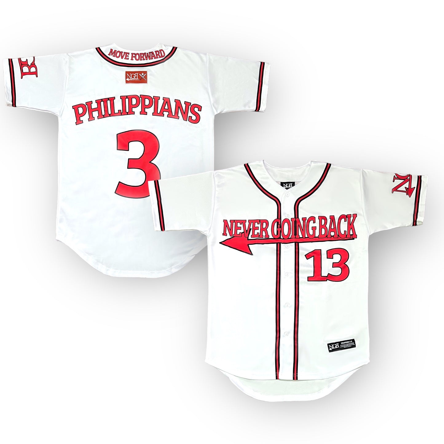 Never Going Back Baseball Jersey