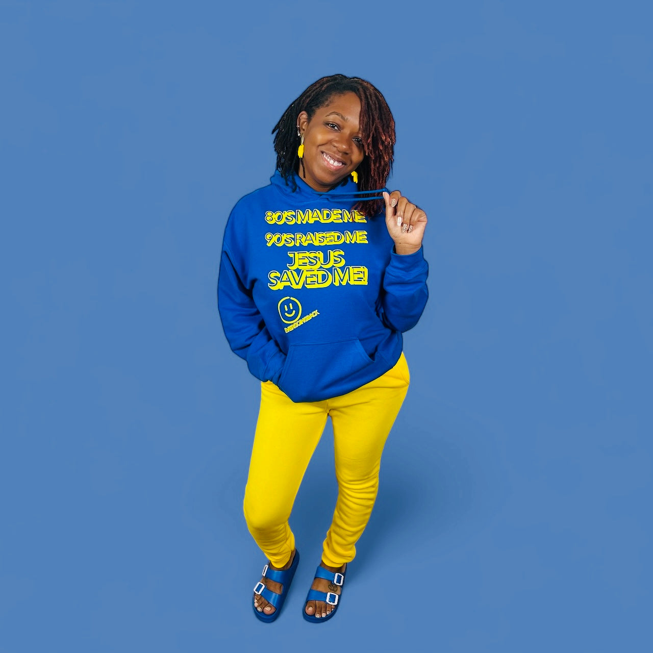 Jesus Saved Me Retro Hoodie