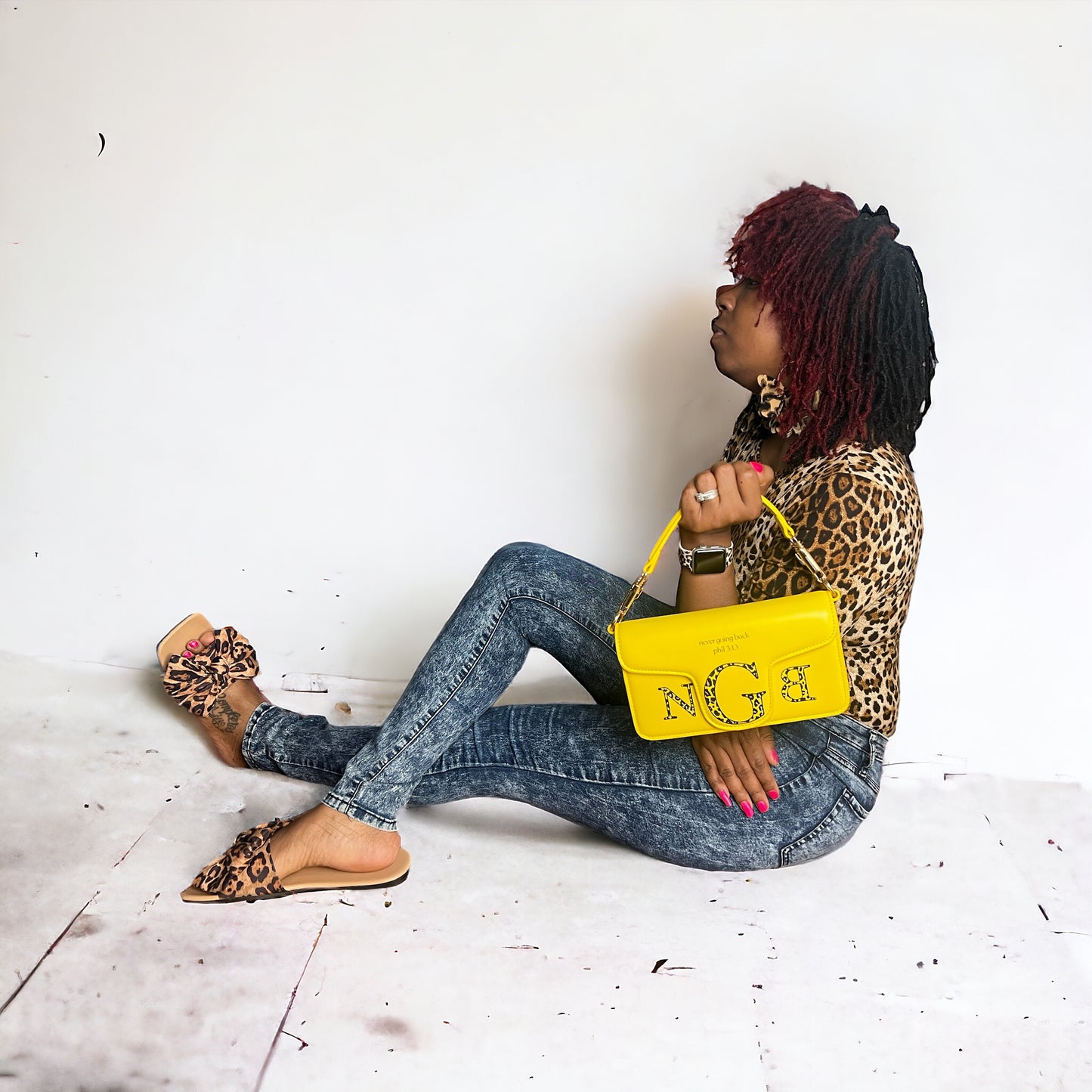 NGB Leopard Crossbody Bag