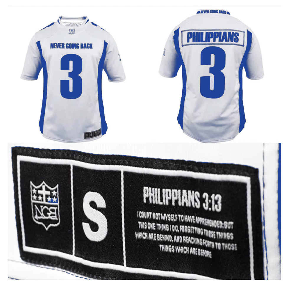 Never Going Back Football Jersey