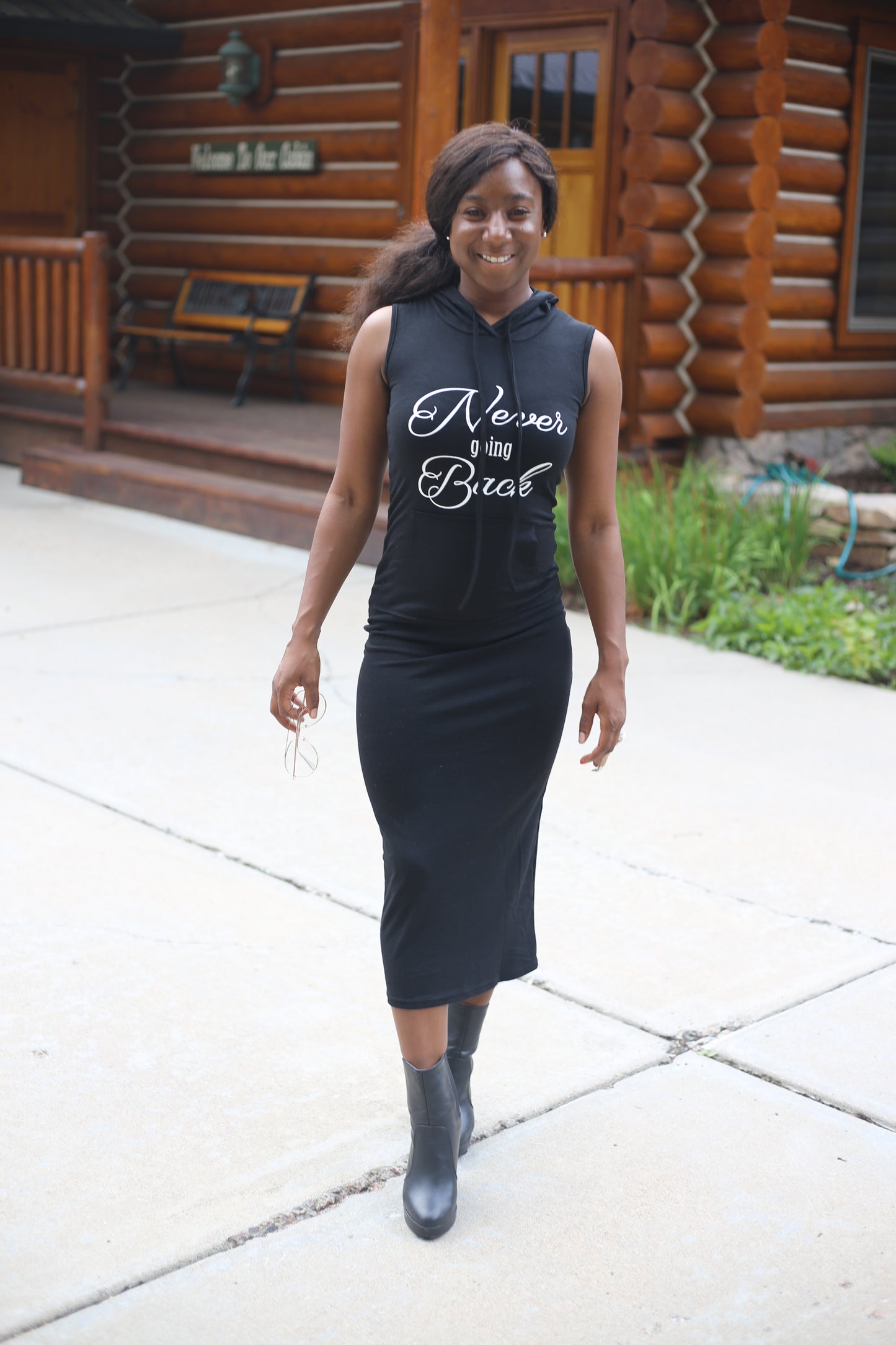 Never Going Back Hoodie Dress