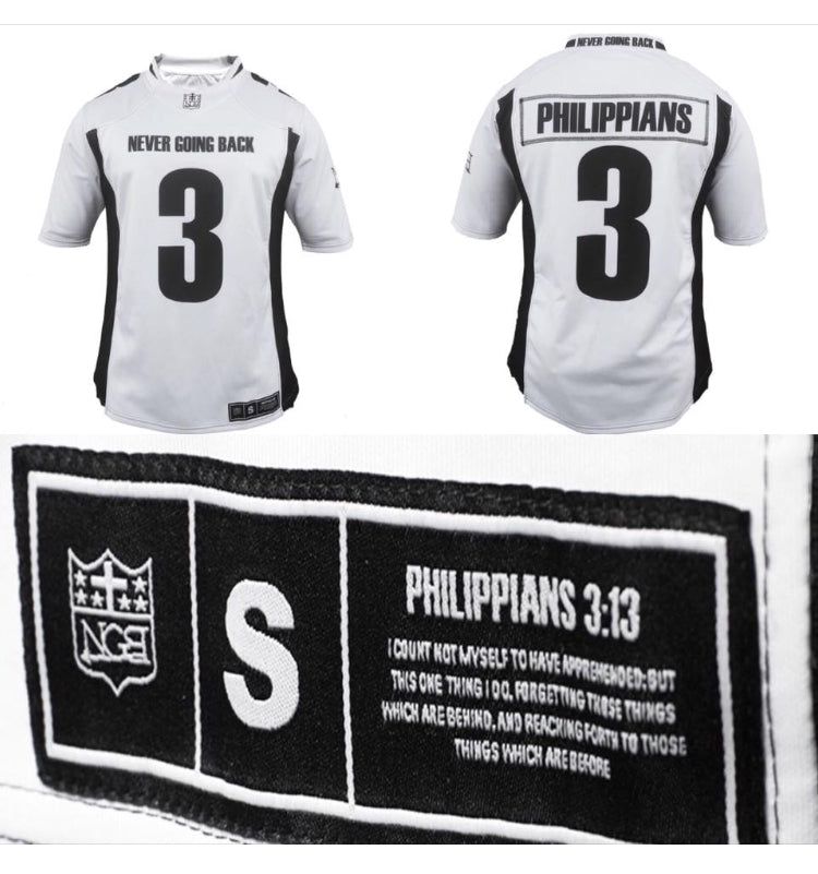Never Going Back Football Jersey