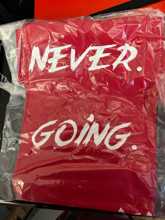 Red Never Going Back Tshirt
