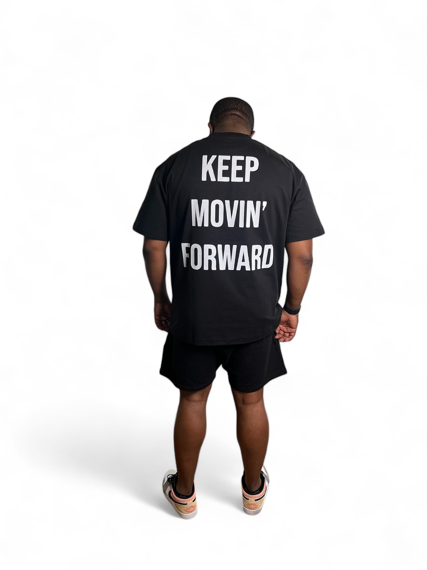 Keep Movin' Forward Short Set - Black