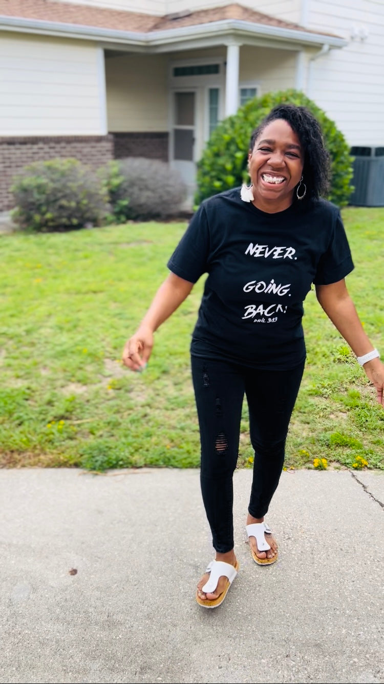 Never Going Back Bold Tee